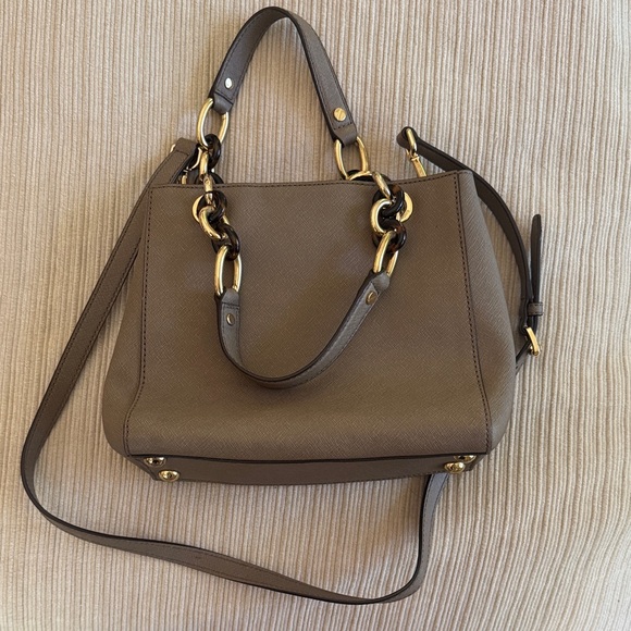 MICHAEL MICHAEL KORS Cynthia Saffiano Leather Satchel - Picture 4 of 14